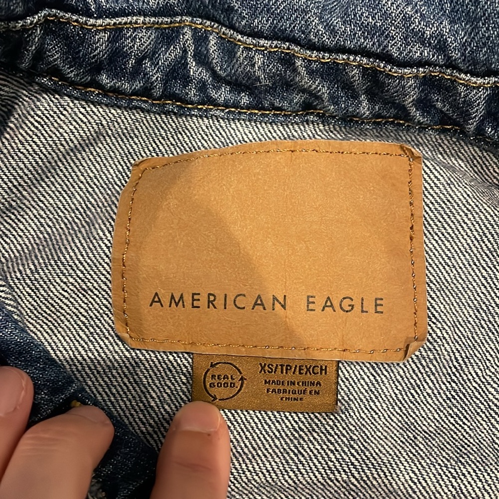 American Eagle Outfitters Blue Denim Jacket - Picture 4 of 5